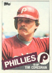 1985 Topps Baseball Cards      302     Tim Corcoran